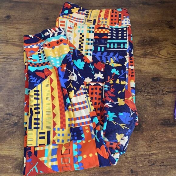Fall LuLaRoe Multi-Design Full Length Leggings - Picture 2 of 9